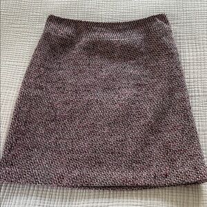 LOFT Tweed Pencil Skirt - Purple